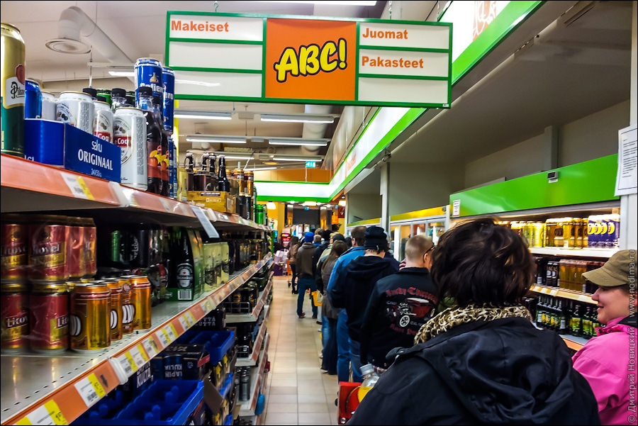 Очереди на кассу в ABC Очереди на кассу в ABC