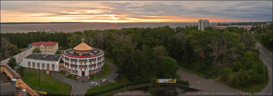 Панорама Онежского озера