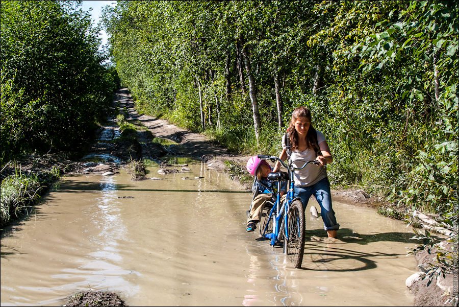 4. Первые серьезные лужи